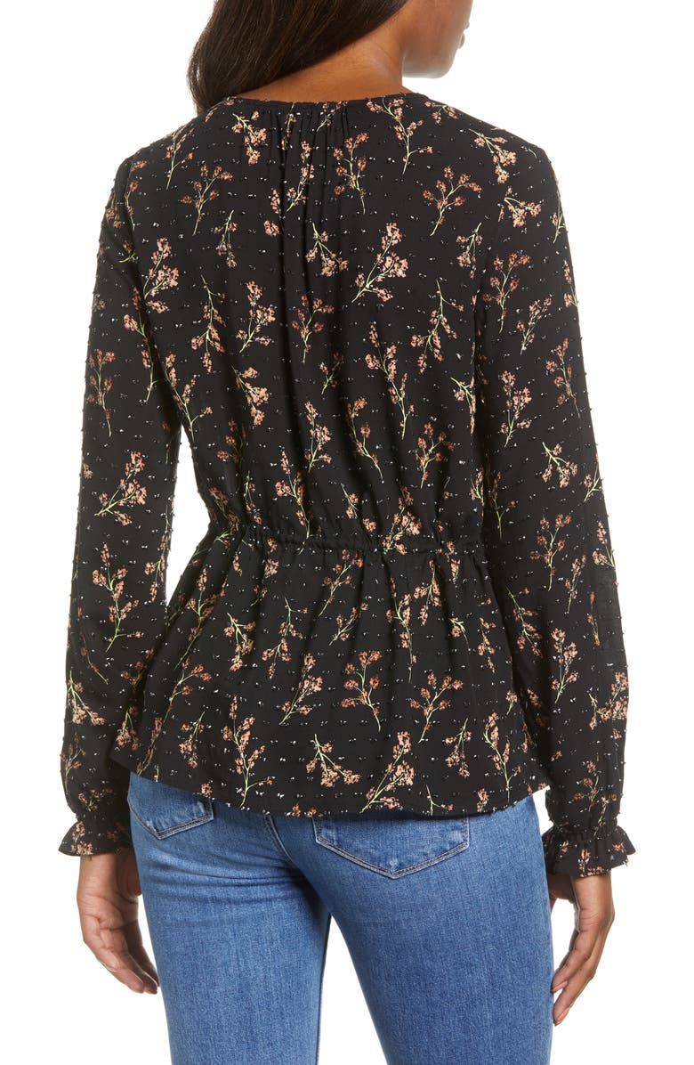 Caslon<sup>®</sup> Textured Print Top, Alternate, color, 