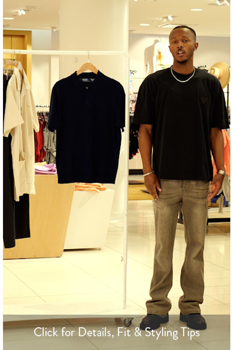 Rib Trim Cotton Polo video