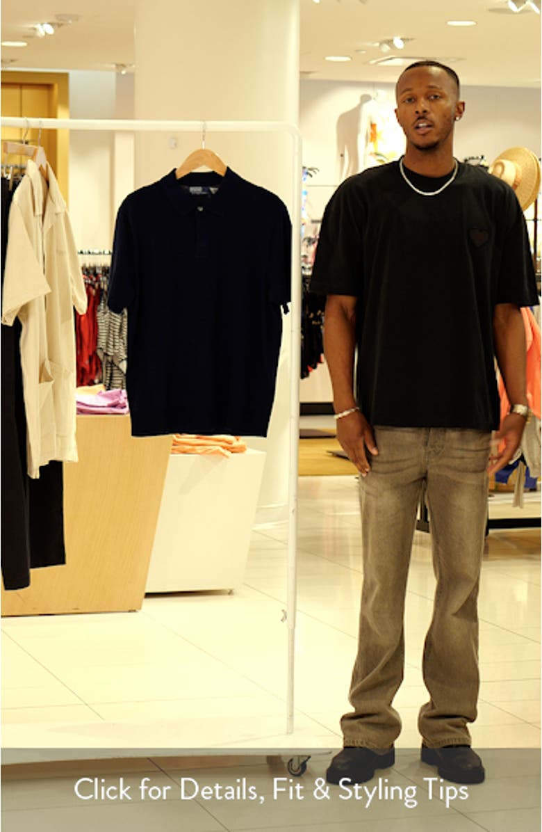 Rib Trim Cotton Polo, sales video thumbnail