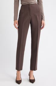 Open Edit Icon High Waist Ankle Cigarette Pants