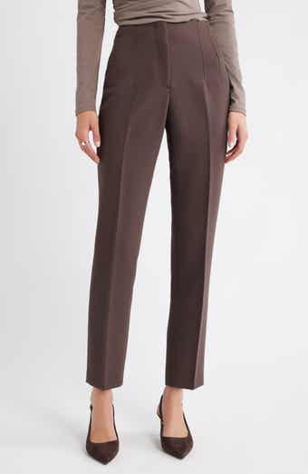 Open Edit Icon High Waist Ankle Cigarette Pants