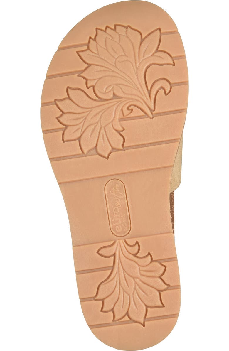 EUROSOFT Galilee Slide Sandal, Alternate, color, Clay