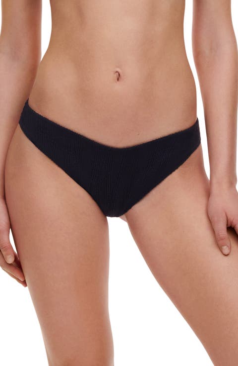 Jacquard Tanga Bikini Bottoms