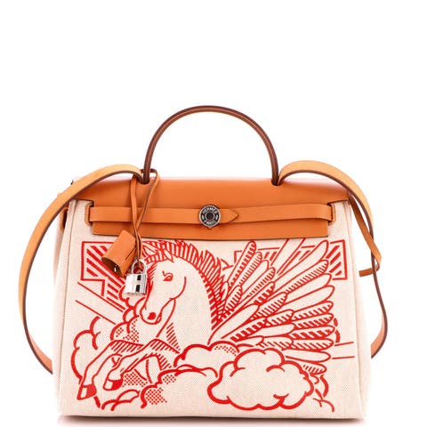 Herbag Zip Pegase Pop Toile and Leather 31