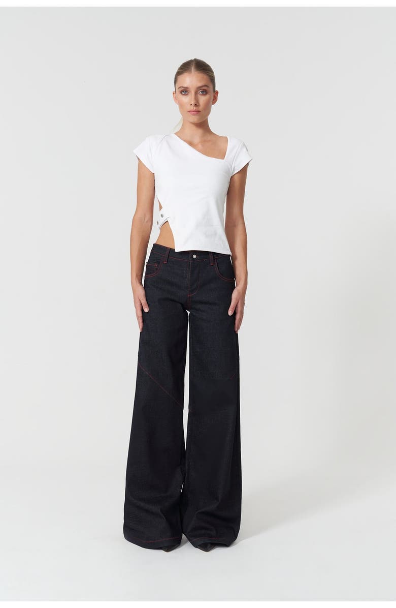 Jendue Davidson Wide Leg Pants, Alternate, color, Deep Blue