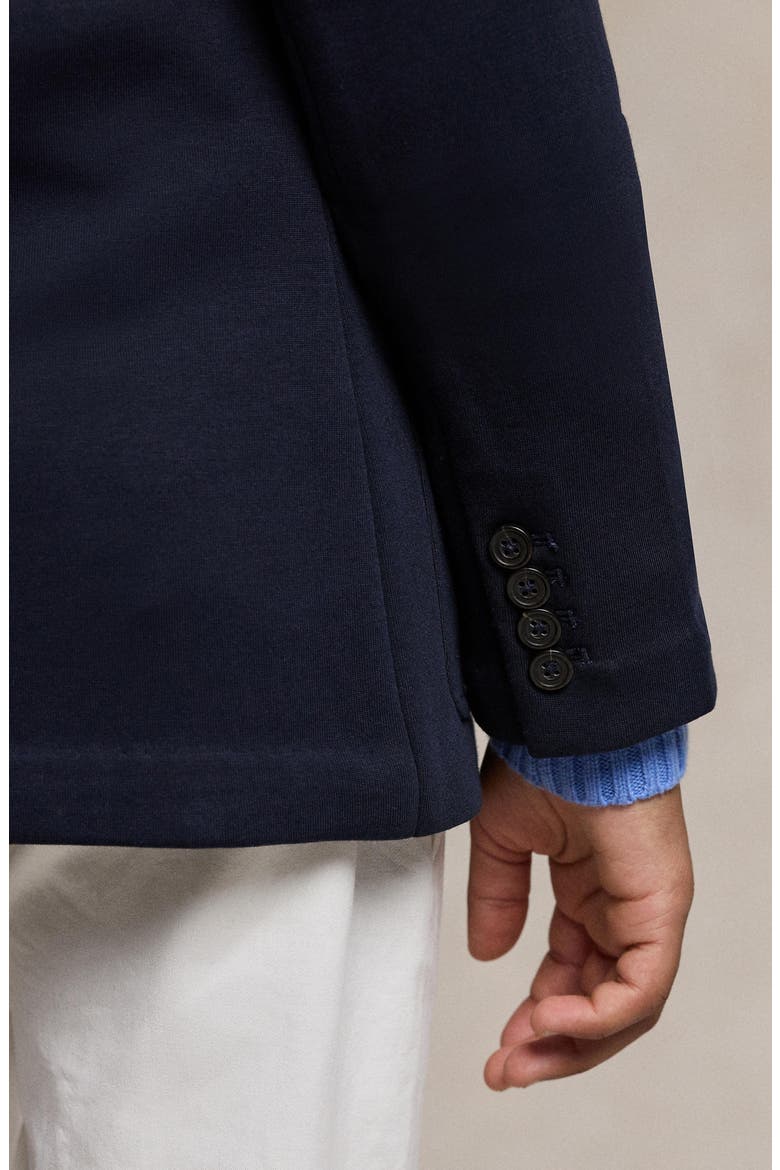 Kids' Double Knit Blazer, Alternate, color, AVIATOR NAVY