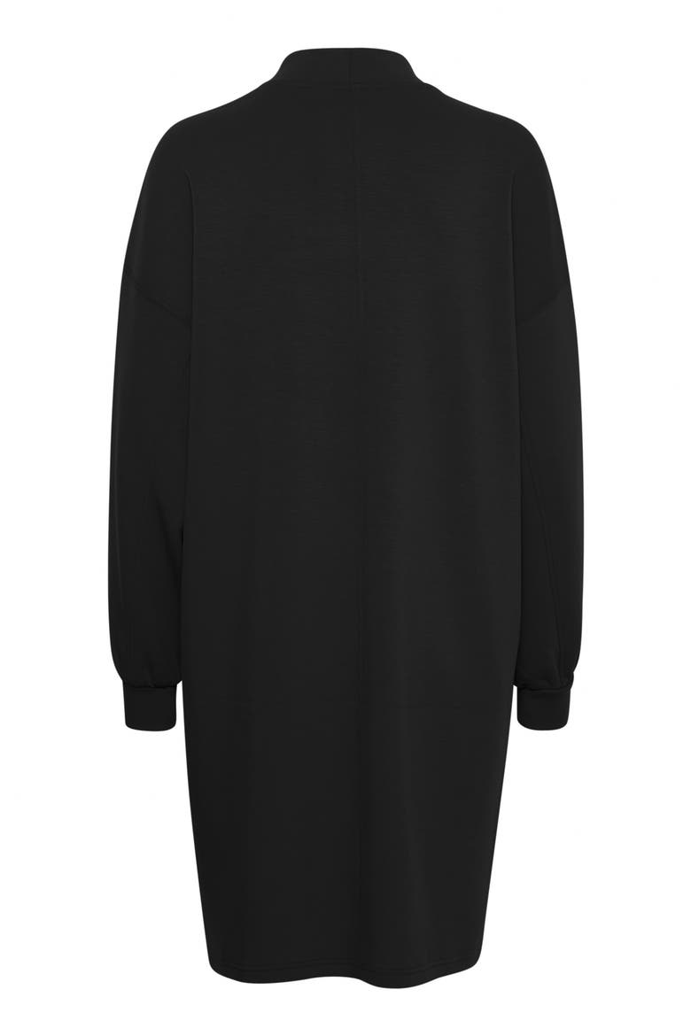 Long Sleeve Mock Neck Sweater Dress, Alternate, color, BLACK