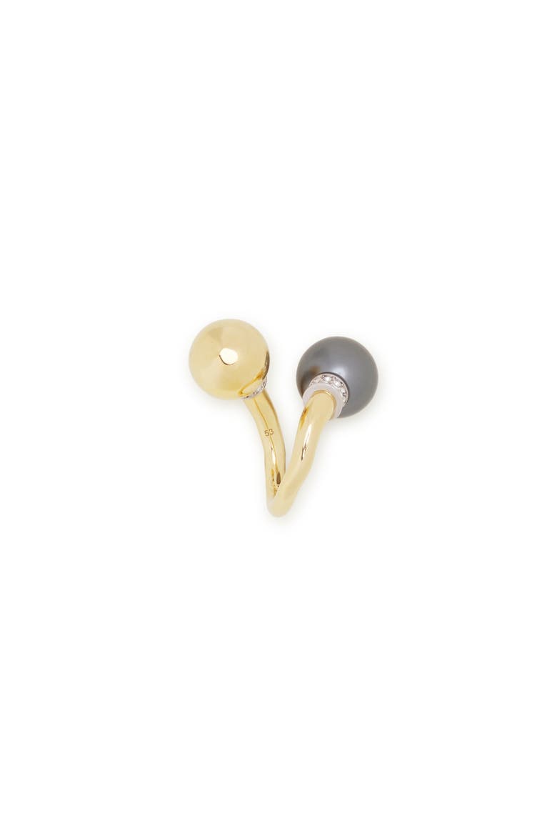 Les Perles By Lanvin Ring, Alternate, color, Gold
