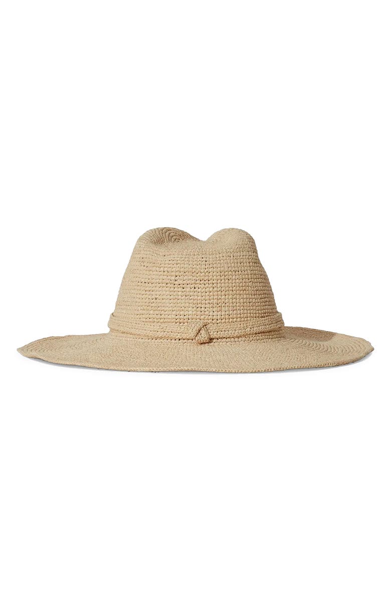 Janessa Leoné Sacha Straw Cowboy Hat, Alternate, color, Natural