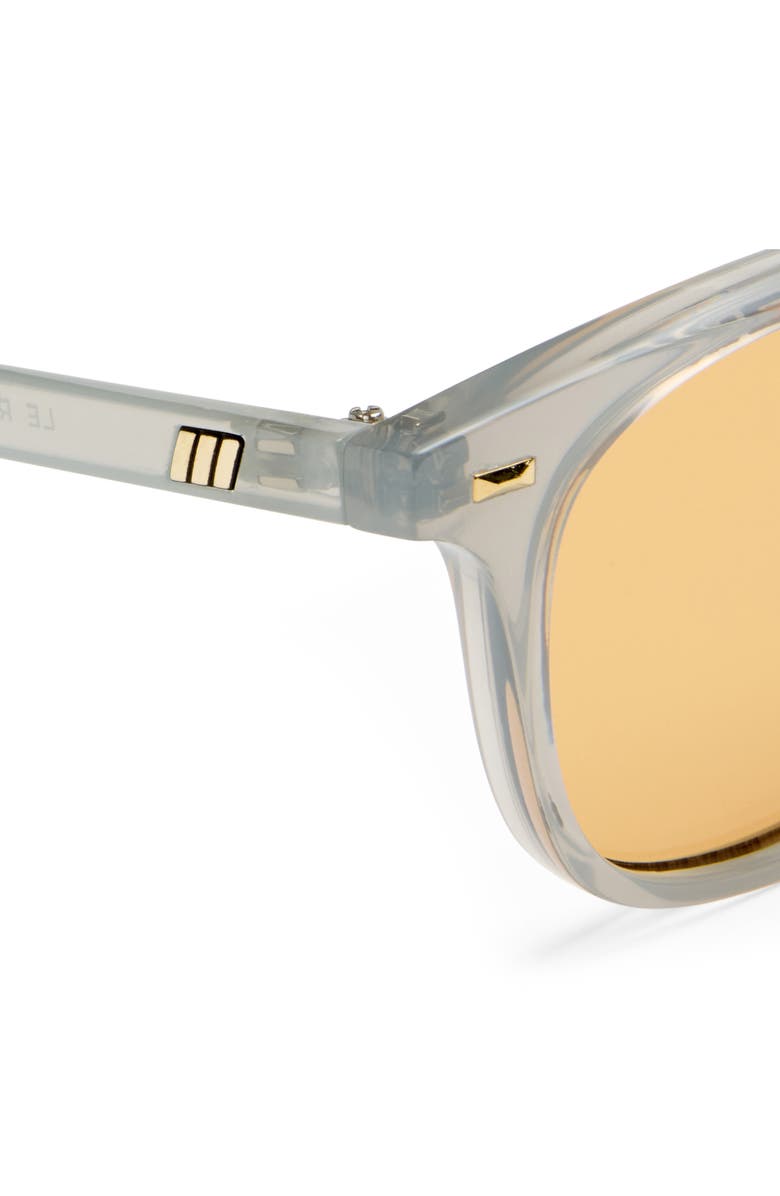 Le Specs Le Resolu 51mm D-Frame Sunglasses, Alternate, color, Cloud / Mustard Mono