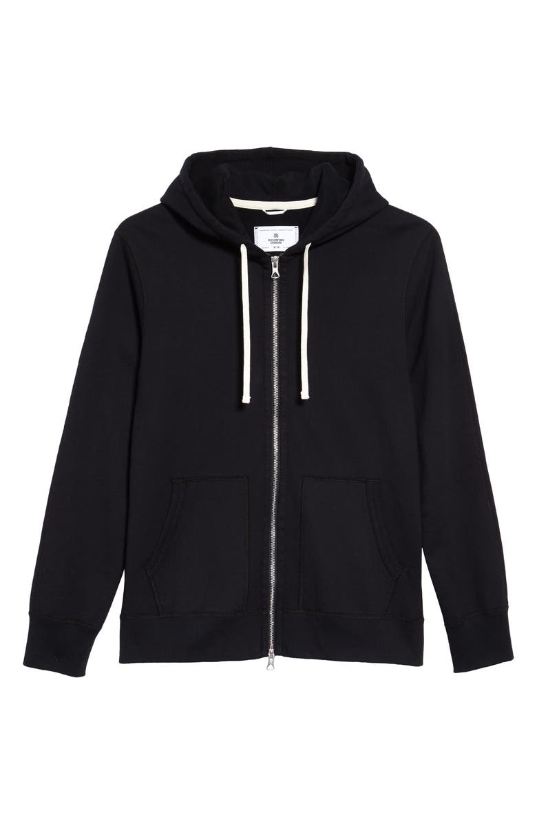 Reigning Champ Midweight Terry Slim Zip Hoodie, Main, color,