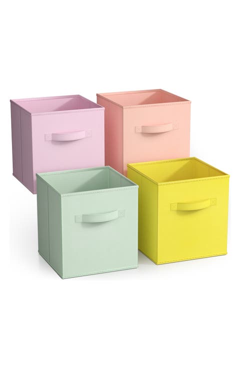 4-Pack Collapsible Storage Cubes