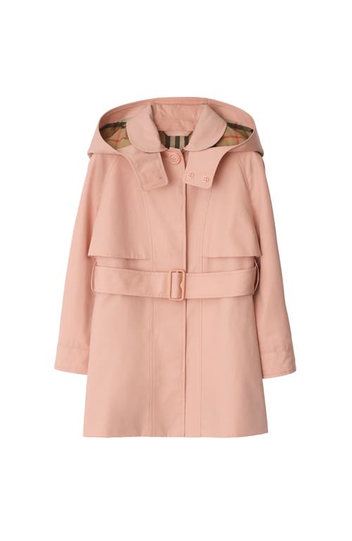 Burberry Cotton Hooded Trench Coat