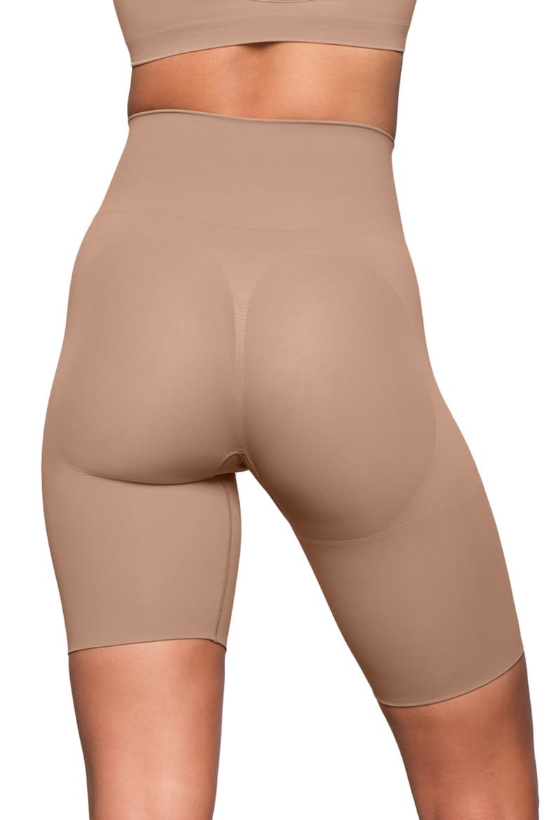 Butt Enhancing Lifting Shorts, Alternate, color, SIENNA