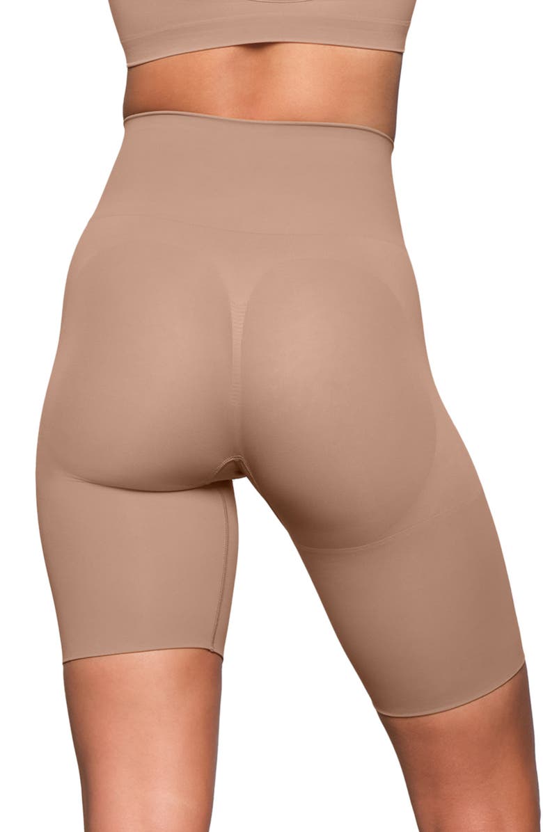 SKIMS Butt Enhancing Lifting Shorts, Alternate, color, Sienna