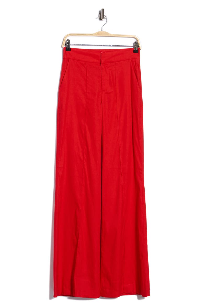 Dylan High Waist Wide Leg Pants, Main, color, CHILI PEPPER