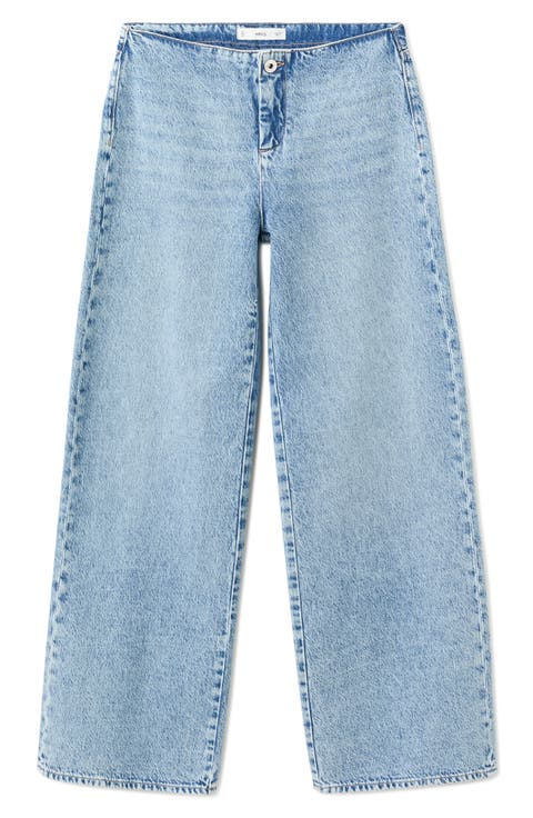 Low Waist Wide Leg Jeans