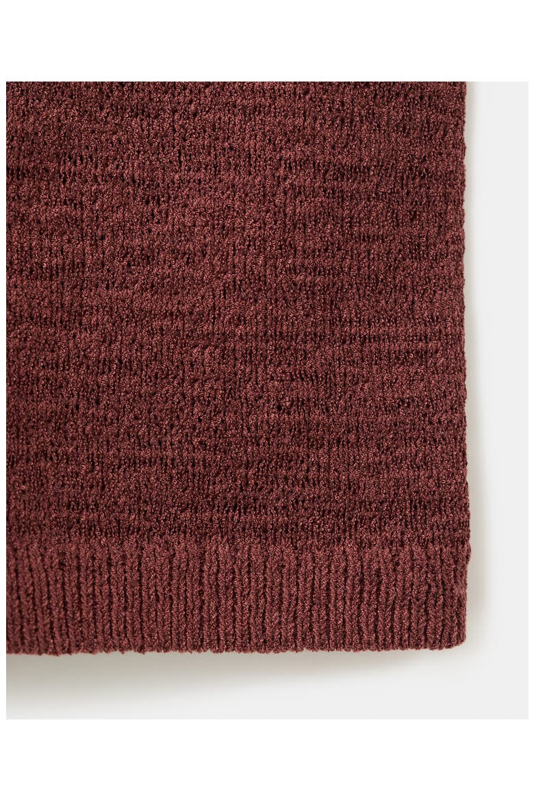 Fitted Knit Shorts, Alternate, color, BURNT ORANGE