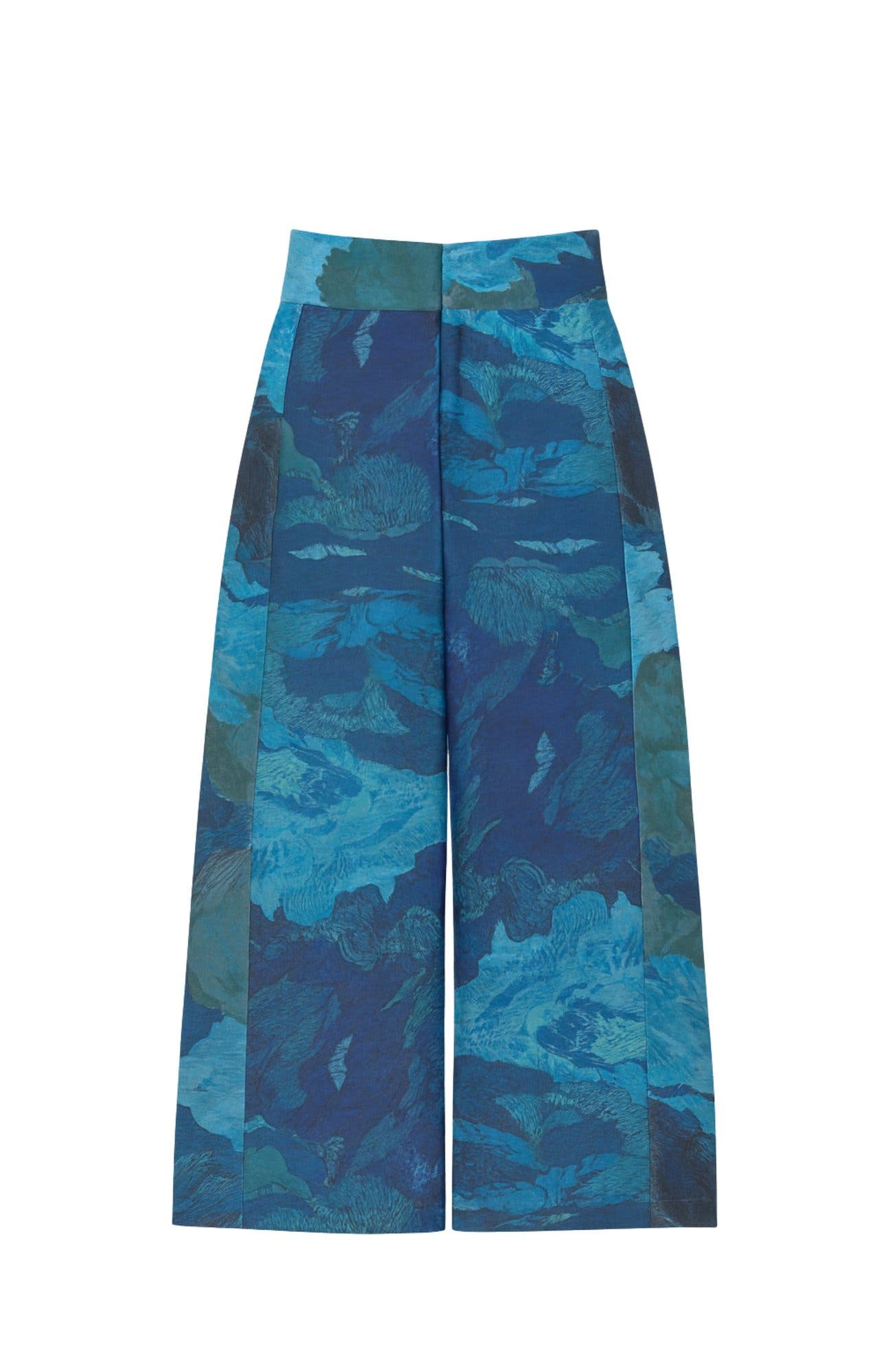selected Floral Camo In Shades Of Blue