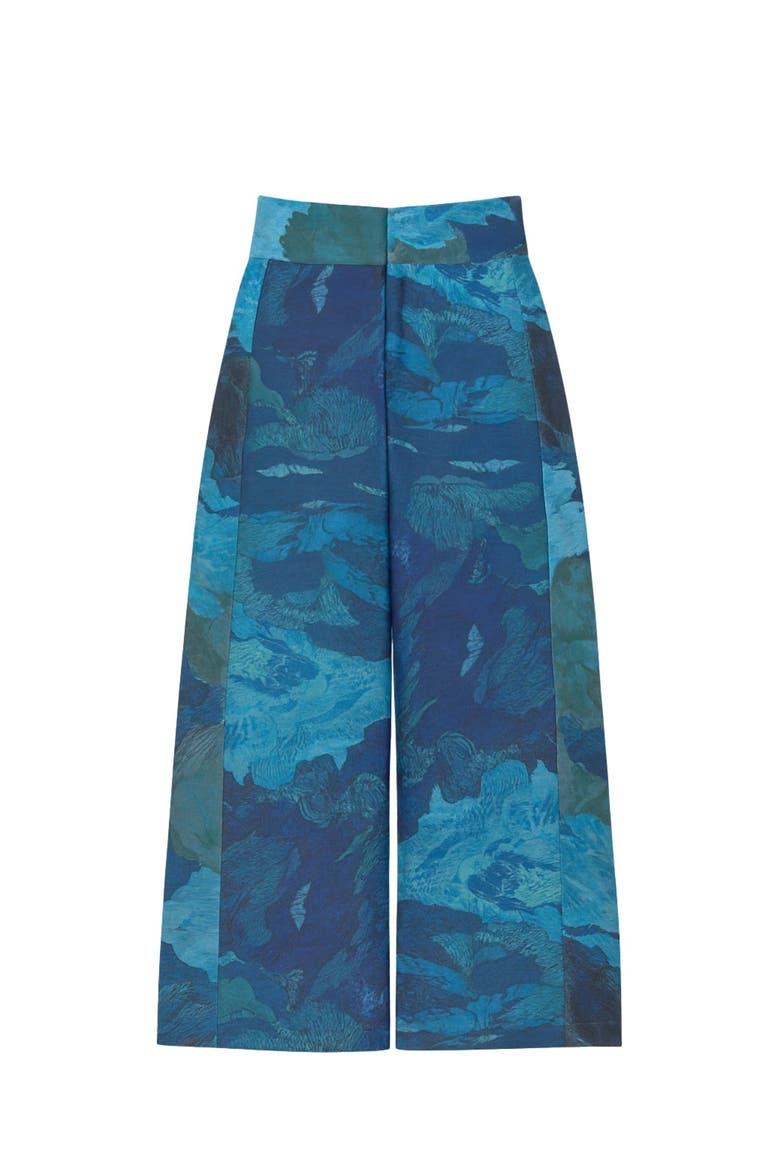 Bliss Pant, Main, color, Floral Camo In Shades Of Blue