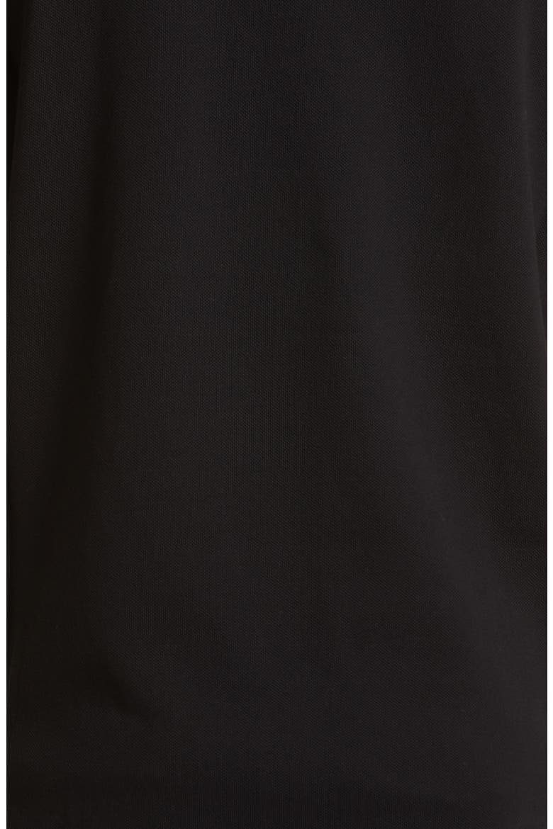 Tipped Piqué Polo, Alternate, color, BLACK
