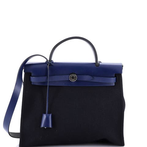 Herbag Zip Leather and Toile 31