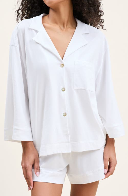 PETITE PLUME PETITE PLUME OLIVIA PIMA COTTON SHORT PAJAMAS