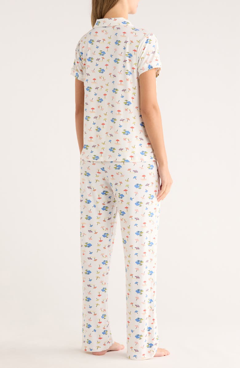 Tart Ginnie Brushed Jersey Pajamas, Alternate, color, Umbrella Prints