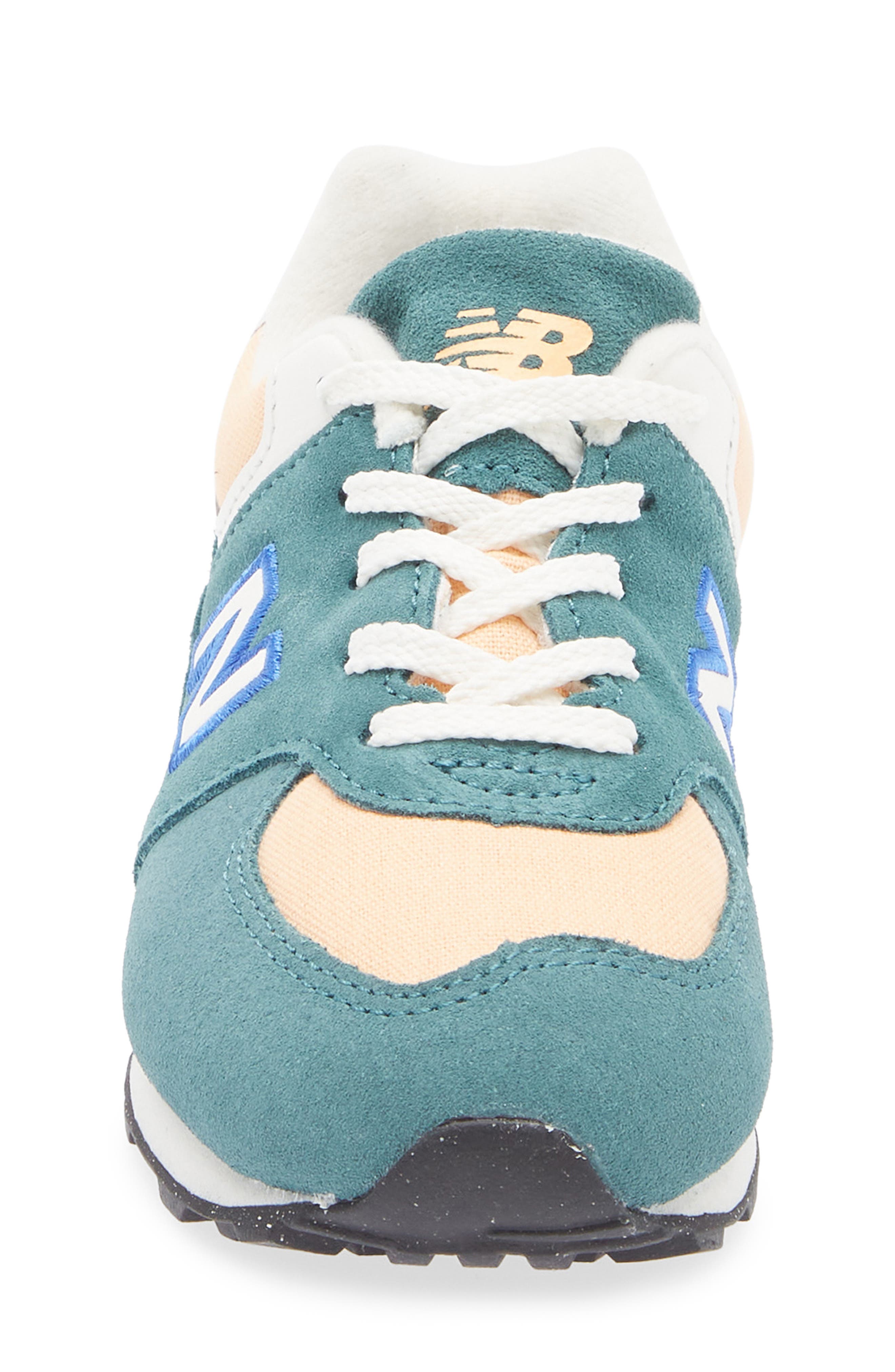 New Balance Kids' 574 Sneaker, Alternate, color, New Spruce/ Pink