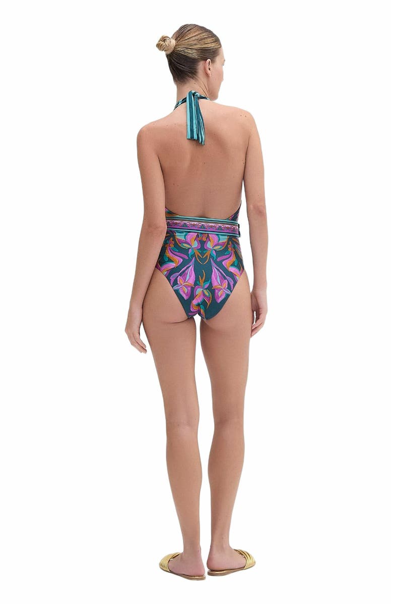 PatBO Aljezur Plunge One Piece, Alternate, color, 