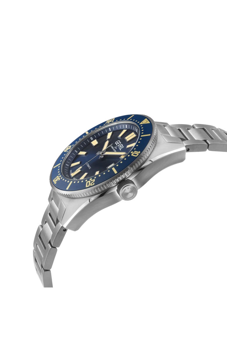 GEVRIL Mariner Row Automatic Bracelet Watch, Alternate, color,