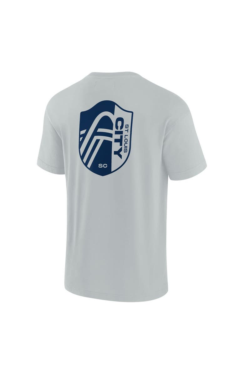 Fanatics Signature Unisex Fanatics Signature Gray St. Louis City SC Elements Super Soft Short Sleeve T-Shirt, Alternate, color, Gray