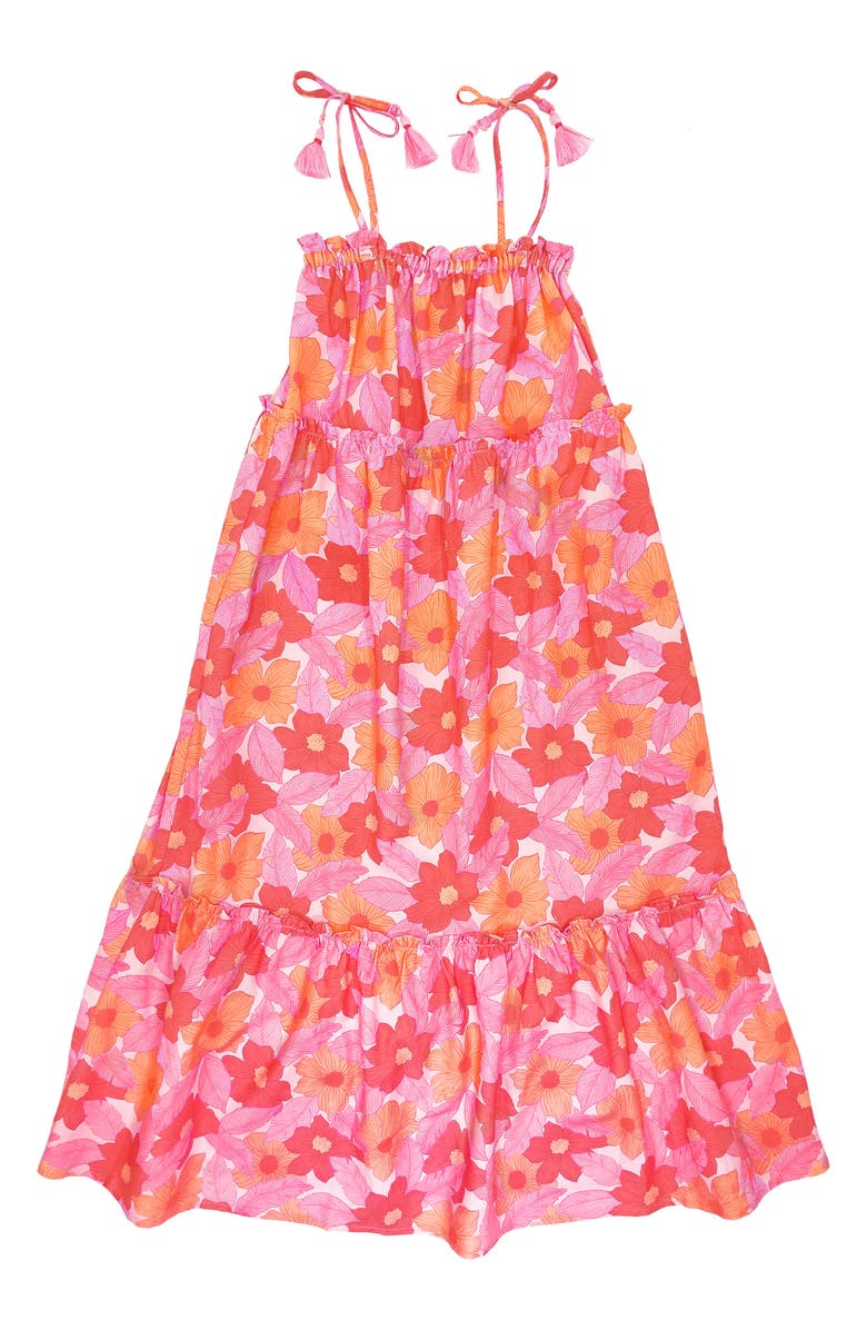 Feather 4 Arrow Kids' Solstice Tiered Cotton Gauze Sundress, Main, color, 