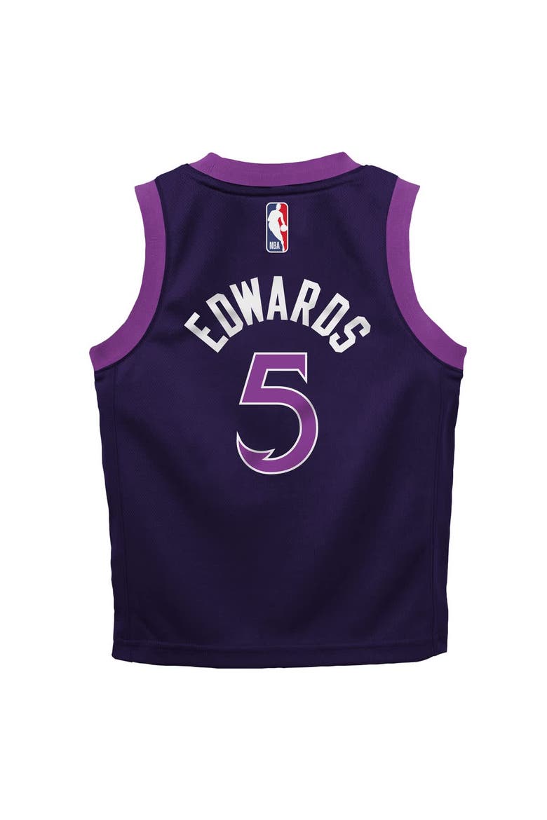 Infant Nike Anthony Edwards Purple Minnesota Timberwolves 2025/26 City Edition Swingman Jersey, Alternate, color, Purple