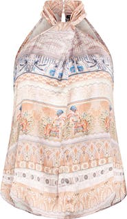 City Chic Nile Print Sleeveless Top