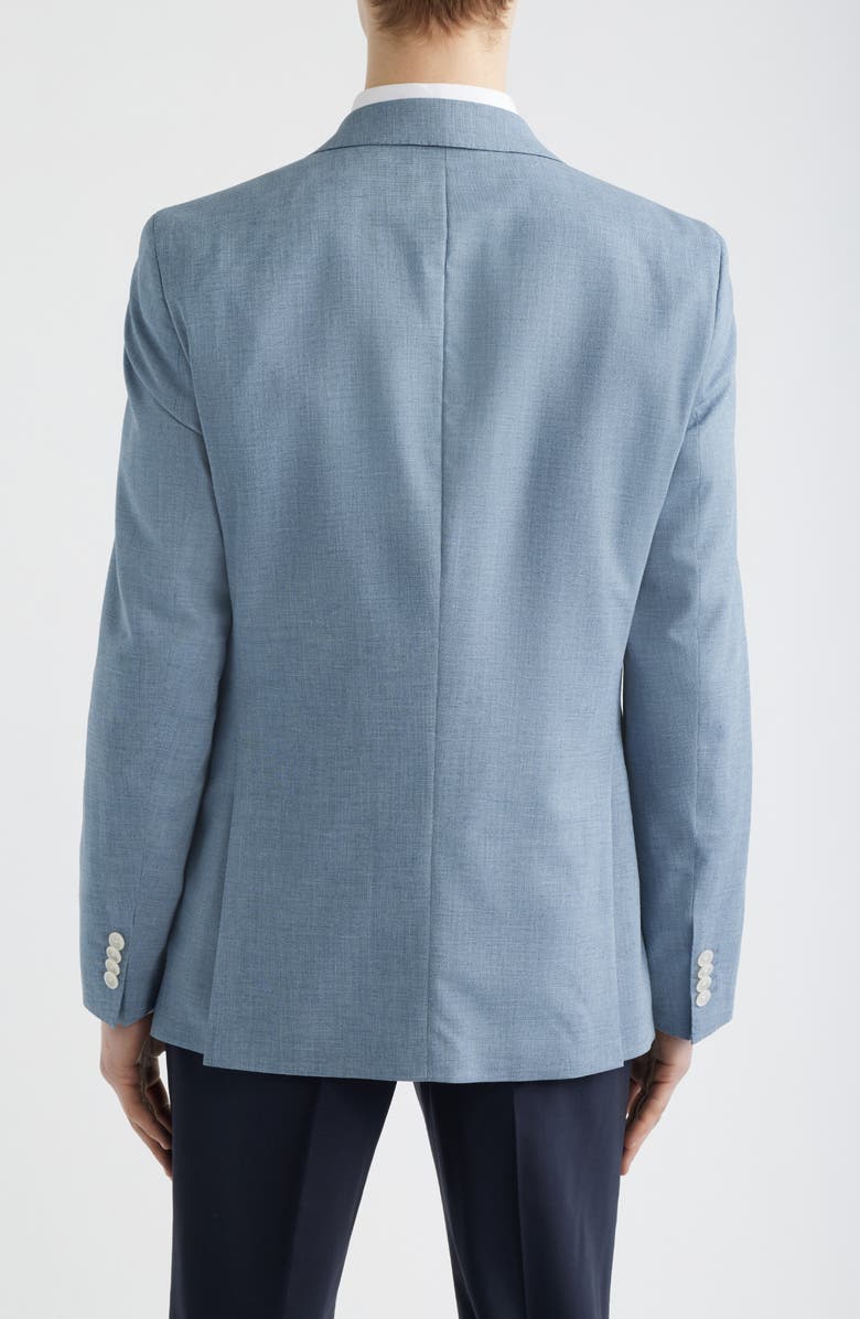 BOSS Hutson Wool Blend Jacket, Alternate, color, Open Blue