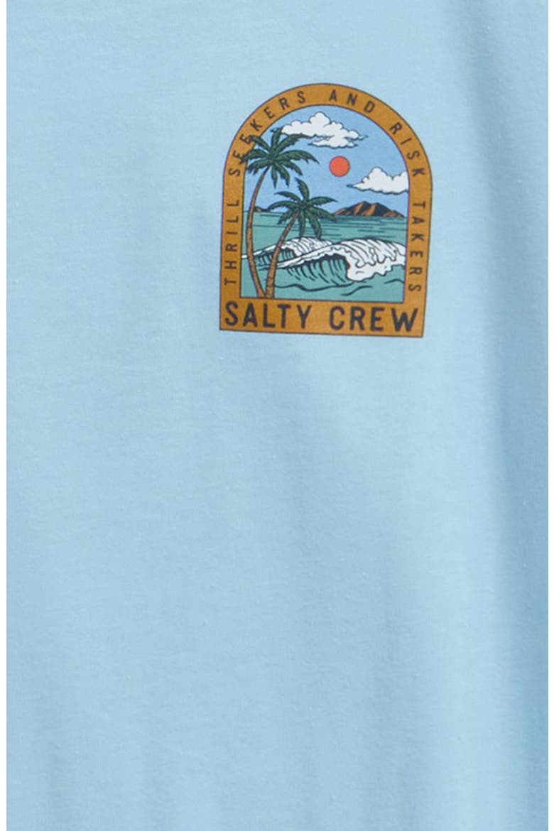 Kids' Archway Cotton Graphic T-Shirt, Alternate, color, CLEAR SKY