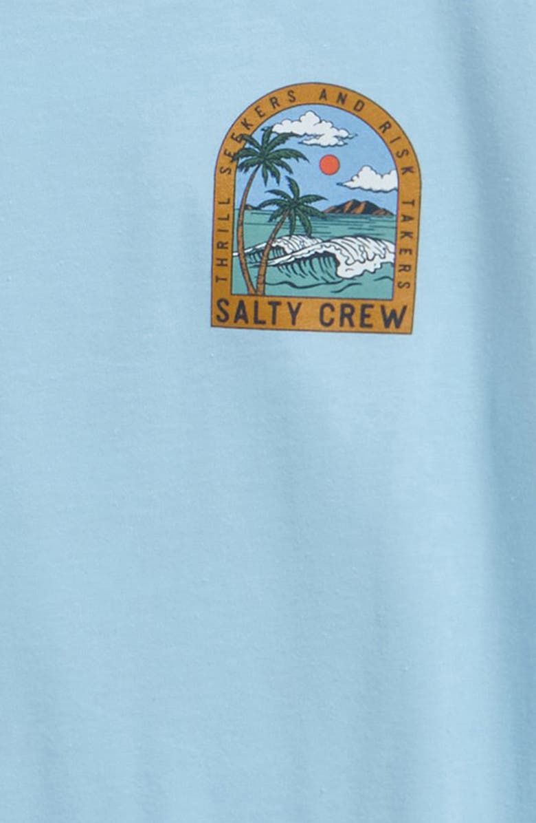 Salty Crew Kids' Archway Cotton Graphic T-Shirt, Alternate, color, Clear Sky