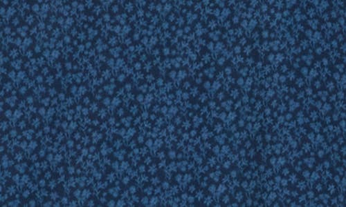 Perry Ellis Slim Fit Micro Floral Motion Dress Shirt In Blue