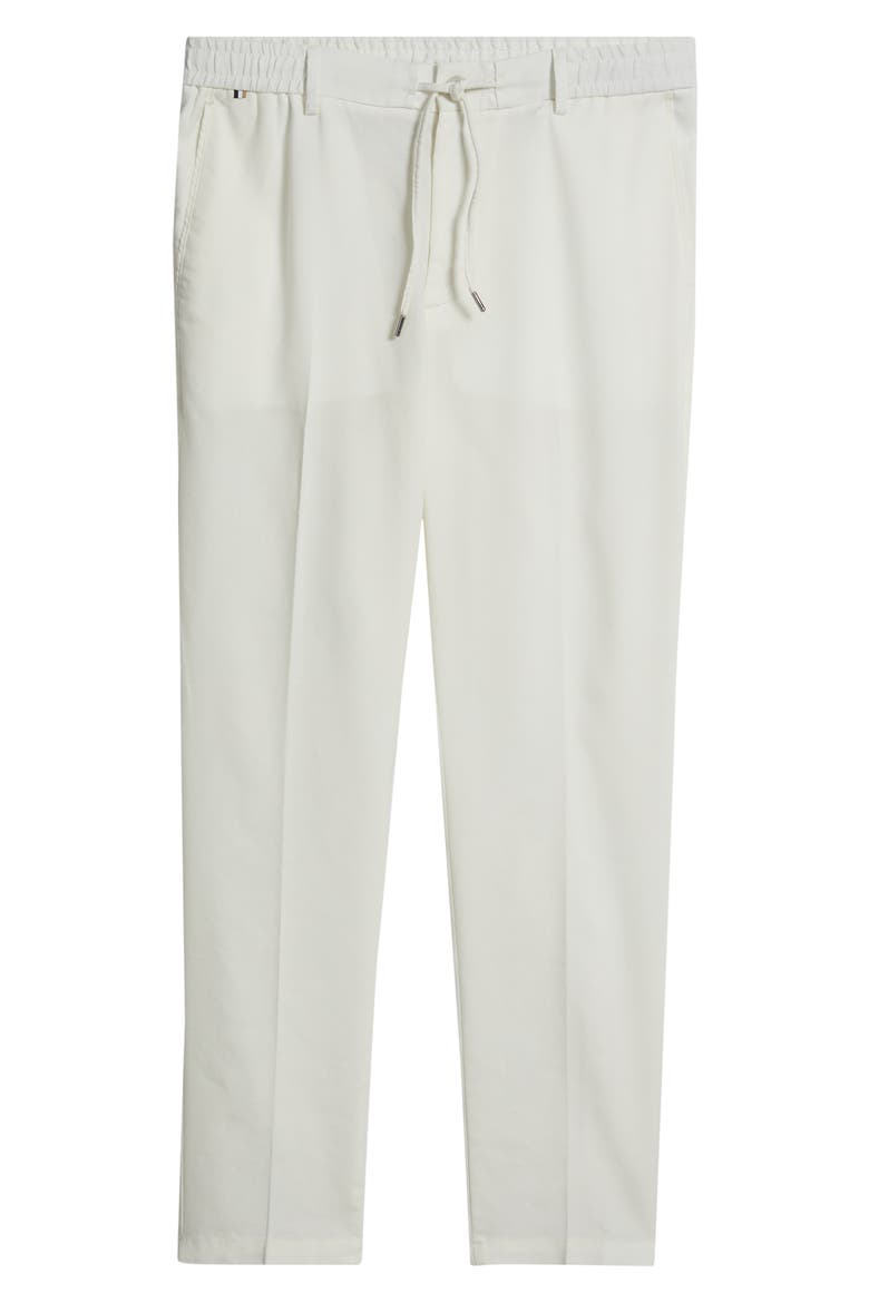 Kane Linen Blend Drawstring Pants, Alternate, color, WHITE