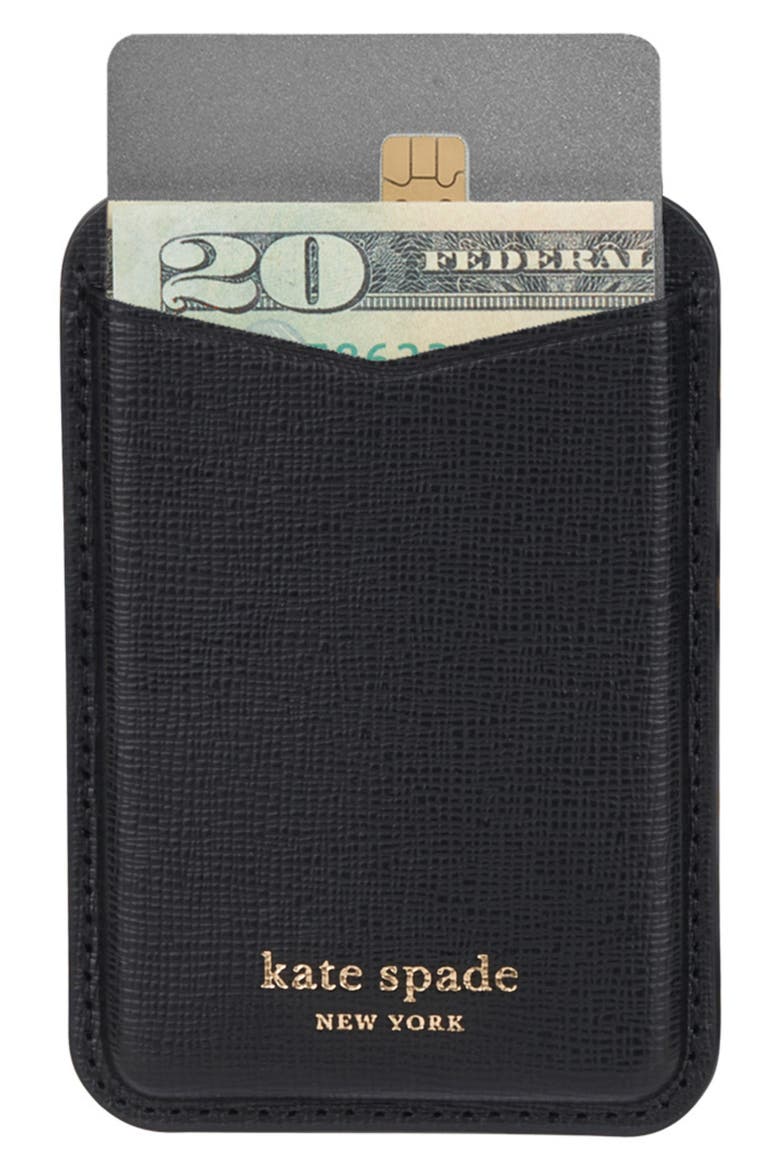 black magsafe card case, Alternate, color, BLACK
