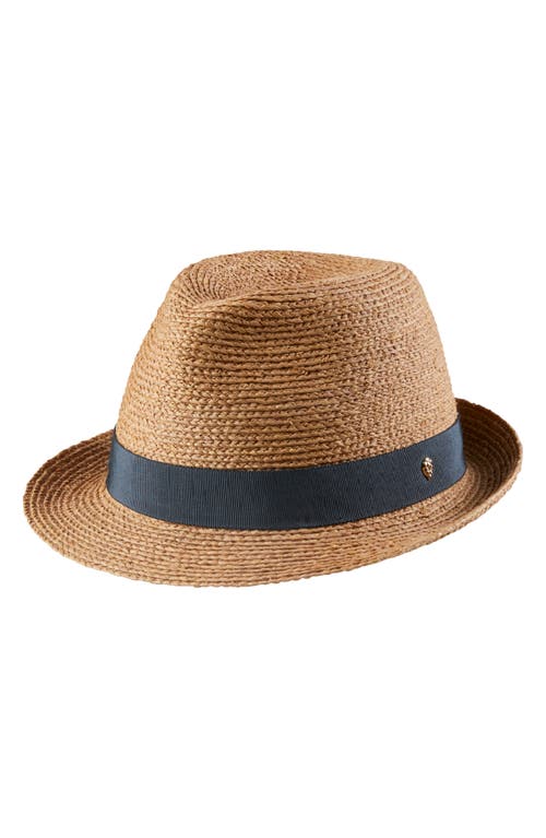 Helen Kaminski Raffia Fedora In Nougat/atlas