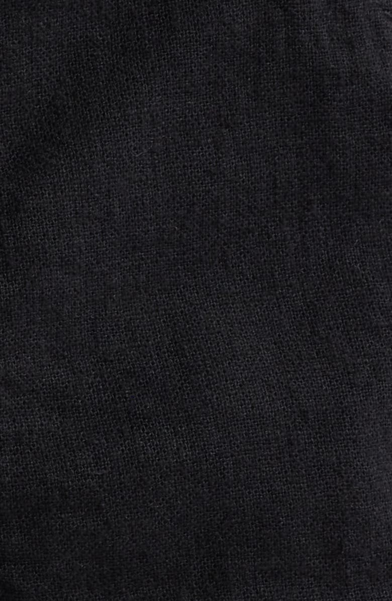 BDG Urban Outfitters Linen & Cotton Drawstring Shorts, Alternate, color, Black