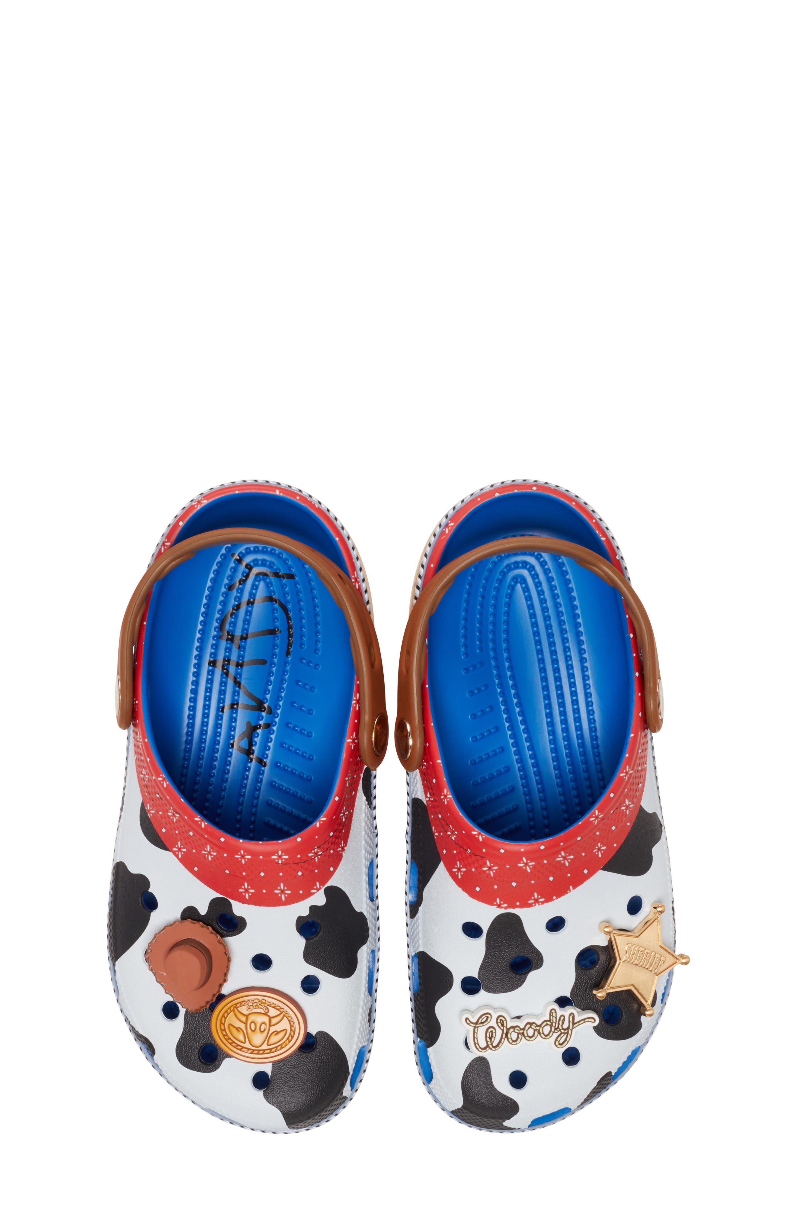 CROCS Kids' Disney<sup>®</sup> Pixar Toy Story<sup>®</sup> Sheriff Woody Classic Clog, Alternate, color, 
