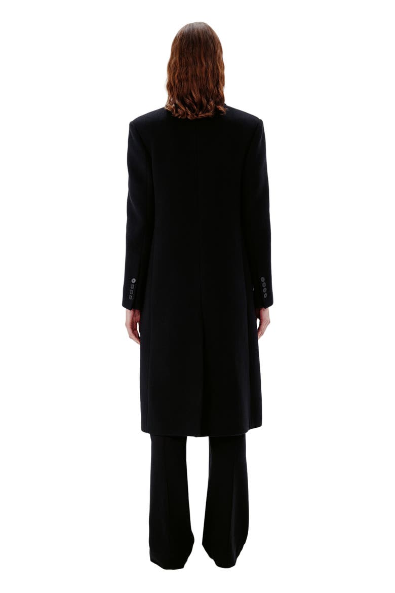 TAILORED COAT, Alternate, color, BLACK