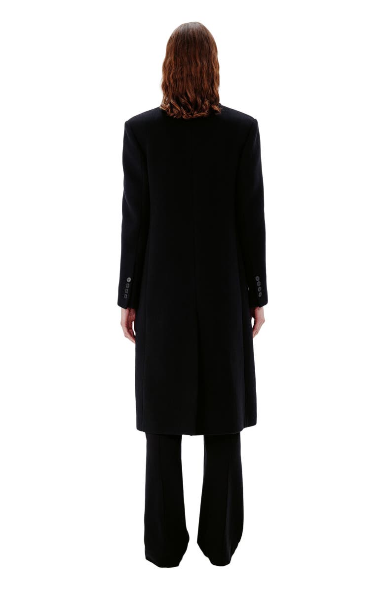 Another Tomorrow TAILORED COAT, Alternate, color, Black
