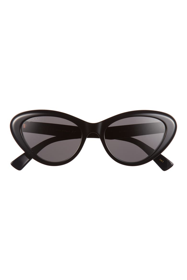 Cat Eye Sunglasses, Main, color, BLACK BLACK GREY