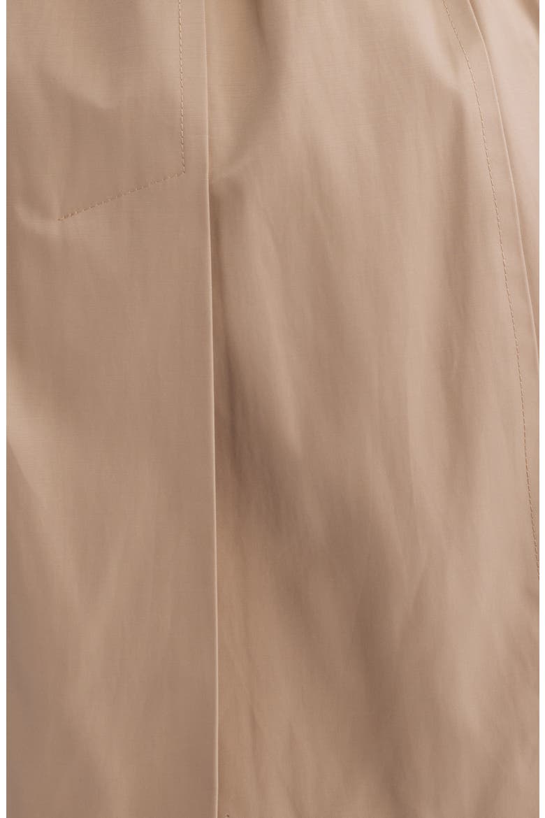 Double Breasted Hooded Trench Coat, Alternate, color, BRITISH KHAKI