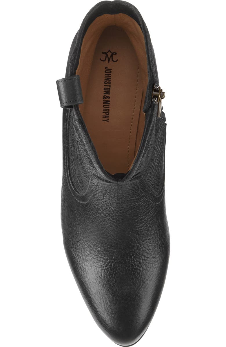 Johnston & Murphy Tristen Waterproof Western Boot, Alternate, color, Black Waterproof Full Grain