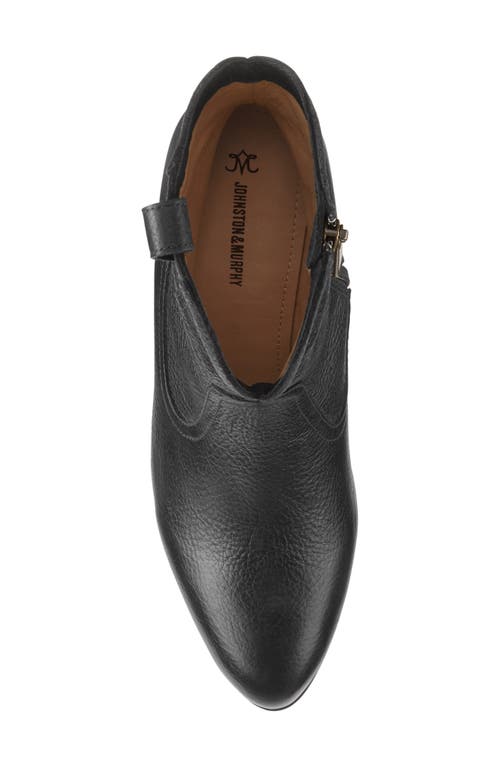 Johnston & Murphy Tristen Waterproof Western Boot In Black